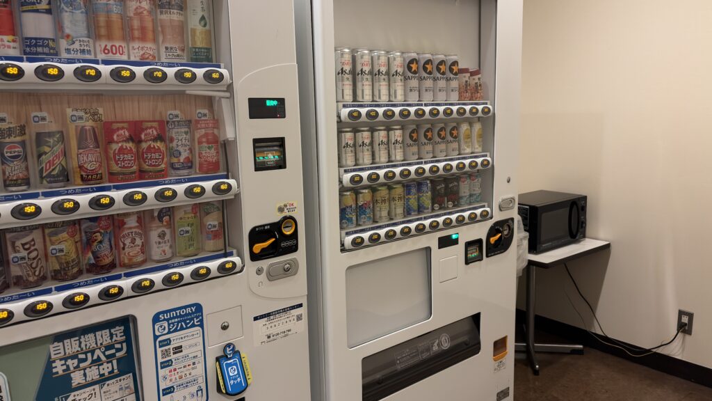 自動販売機 電子レンジ